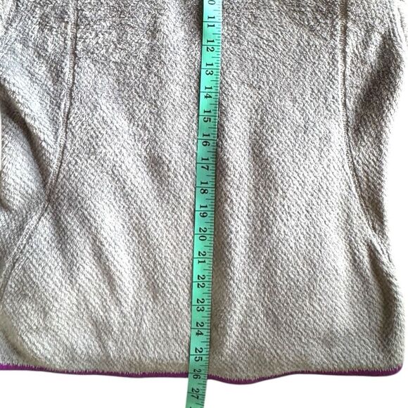 Patagonia Women's Fleece Re-Tool Snap-T Pullover Jacket Gray Purple Trim Small - Picture 12 of 14